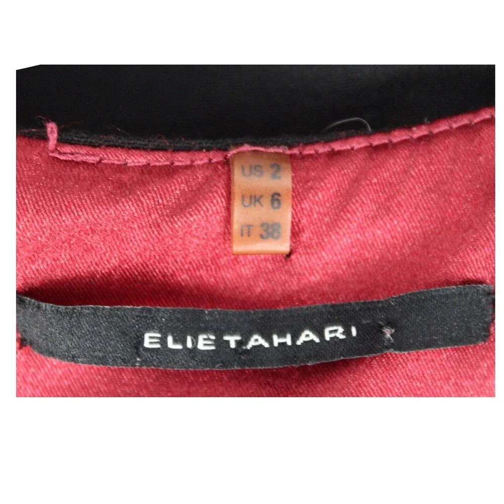 Ellie Tahari Women's Size 2 Sleeveless Black Dress - Picture 7 of 7